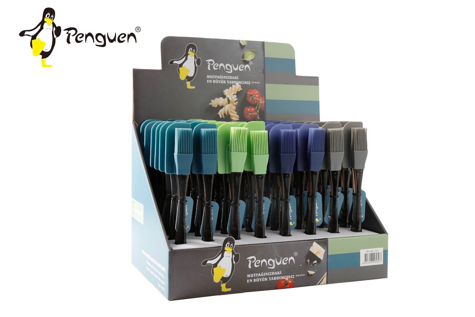 2Lİ SPATULA VE YUMURTA FIRÇASI AKRİLİK SAPLI **48