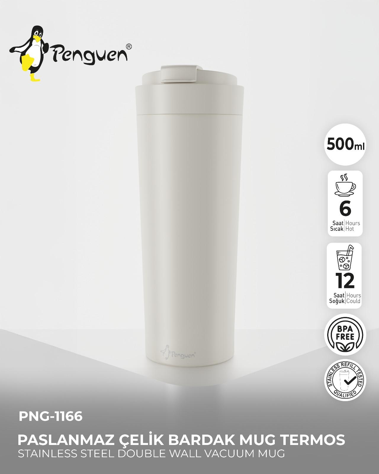 500 ML FLİP DÜZ ÇELİK MUG